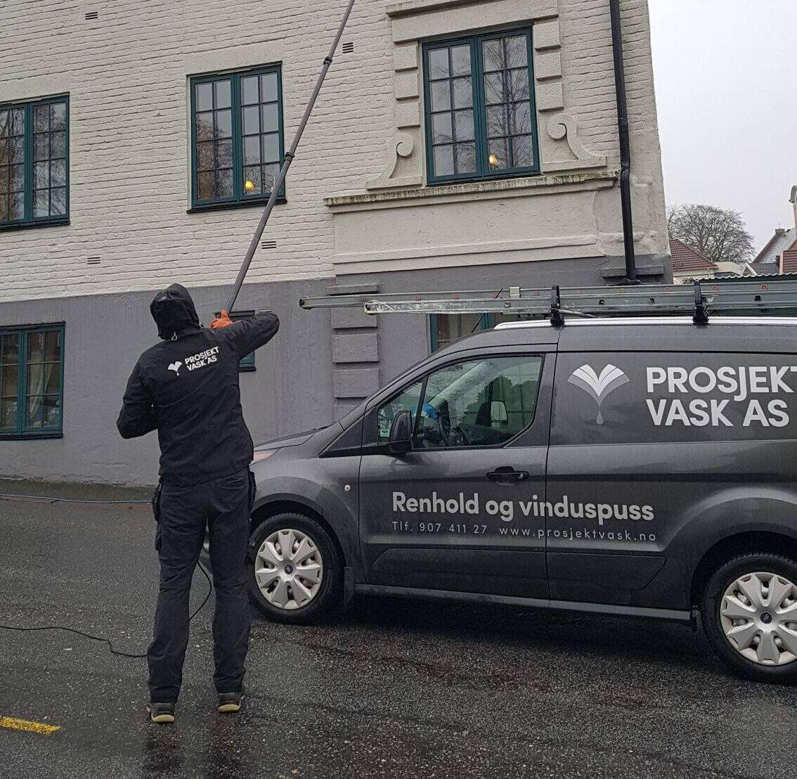 Foto fra prosjektvask